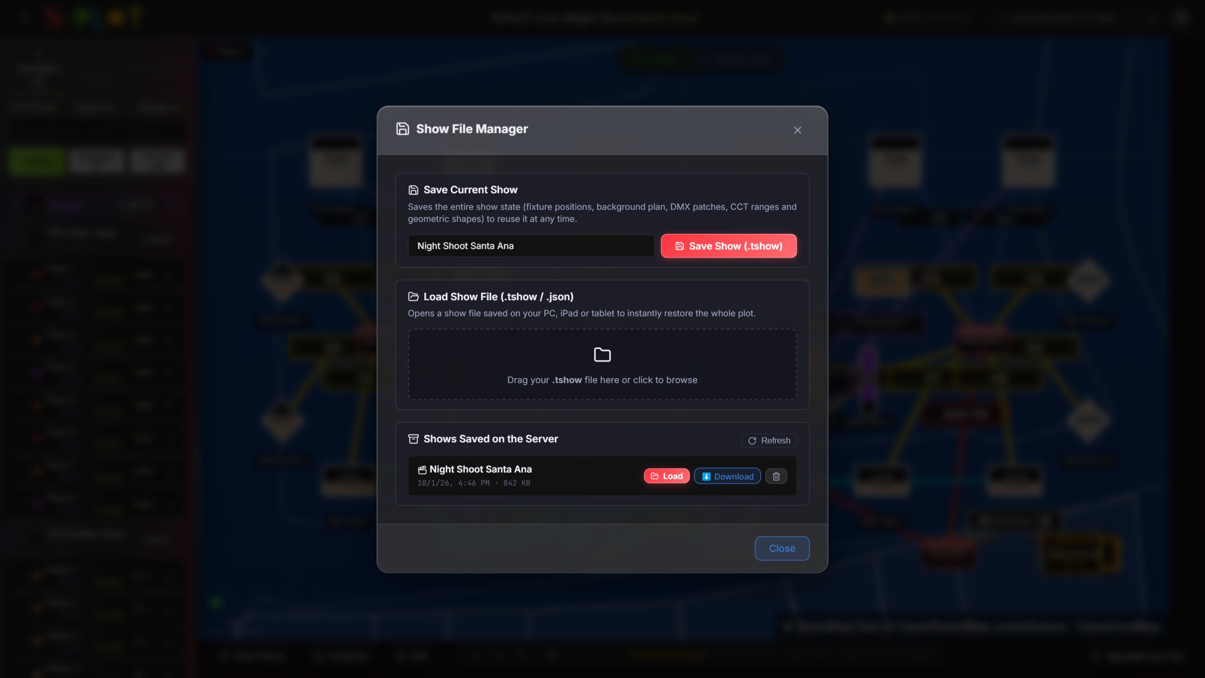 Show file manager