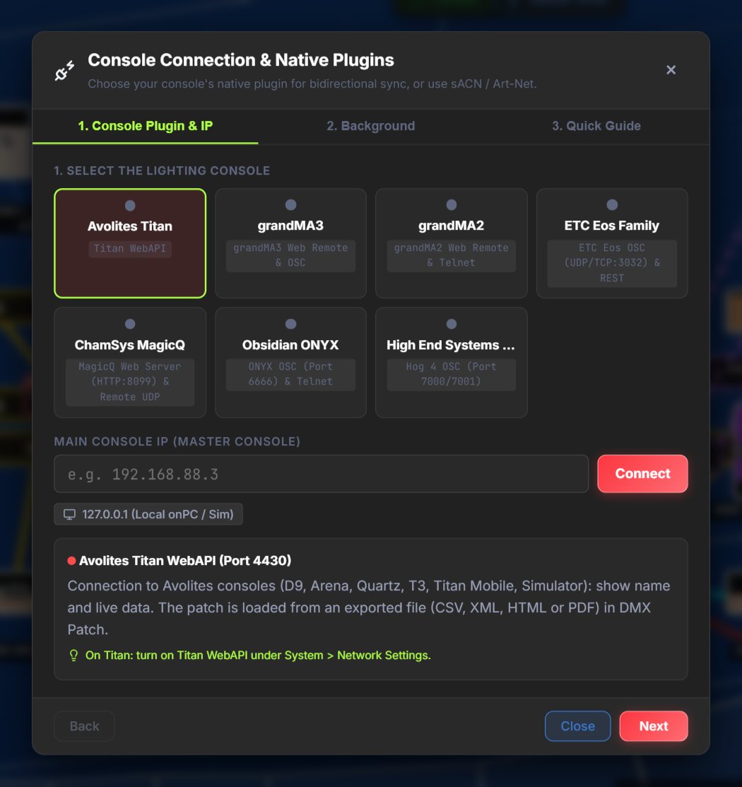 Console connection wizard